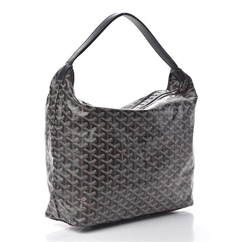 goyard fidji hobo bag|GOYARD Goyardine Fidji Zip Hobo Black.